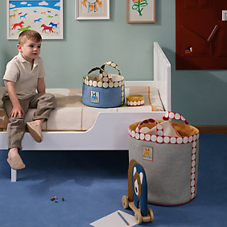 Animaux Blocks basket, large model - Beige | Hermès USA